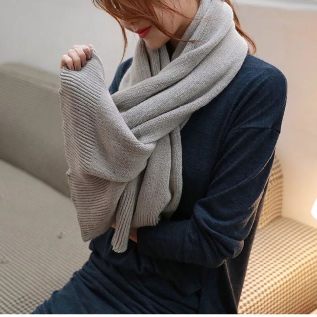 Khăn len ulzzang nam nữ cashmere mềm mịn unisex siêu dài siêu ấm ❤️