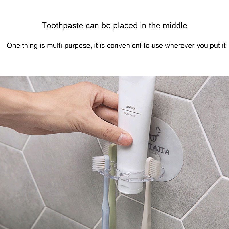 Giá treo bàn chải kem đánh răng gắn tường tiện dụng