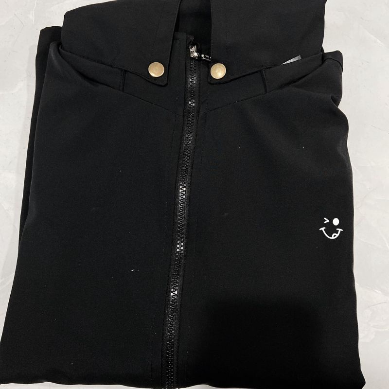 XPstore Áo Khoác dù jacket ullizang unisex Nón Rời form unisex (Ảnh thật)