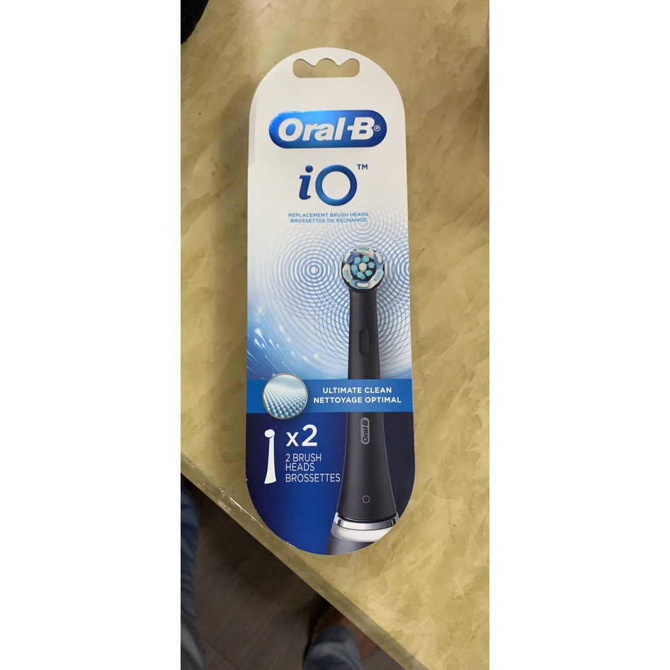 Đầu bàn chải đánh răng điện Oral-B iO Ultimate Clean Brush Head Black
