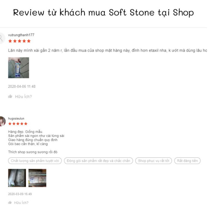 LĂN NÁCH ĐÁ KHOÁNG DEONATULLE SOFT STONE NHẬT BẢN