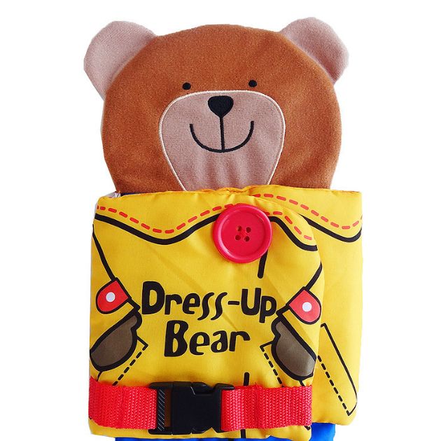 Sách Vải Kỹ Năng Mặc Đồ Cho Gấu Dress Up Bear Minakids SV38