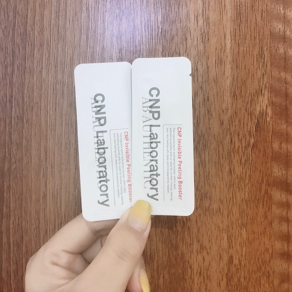 Gói sample Gel tẩy tế bào chết hóa học CNP Laboratory Invisible Peeling Booster -AB Authentic