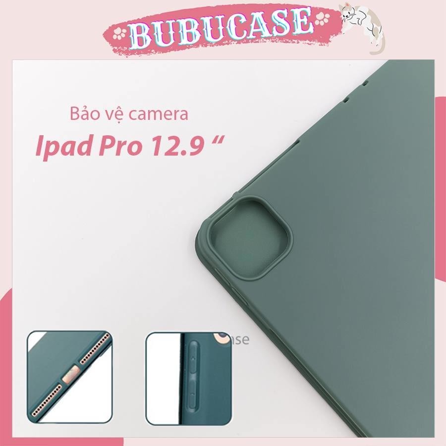 Bao Da / Ốp Dẻo Dành Cho Ipad Pro 12.9 Năm 2020 2021 - Tự Động Bật / Tắt Máy Khi Đóng Case