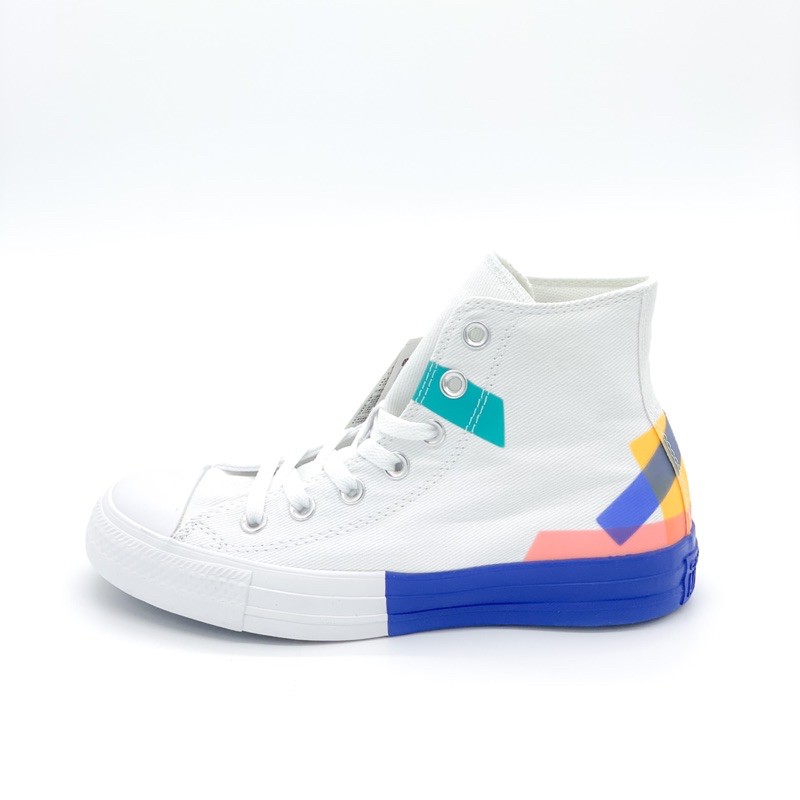Giày cổ cao Cver 70s High White/Blue/Enamel Red