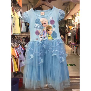 váy elsa cho bé gái từ 3-9 tuổi