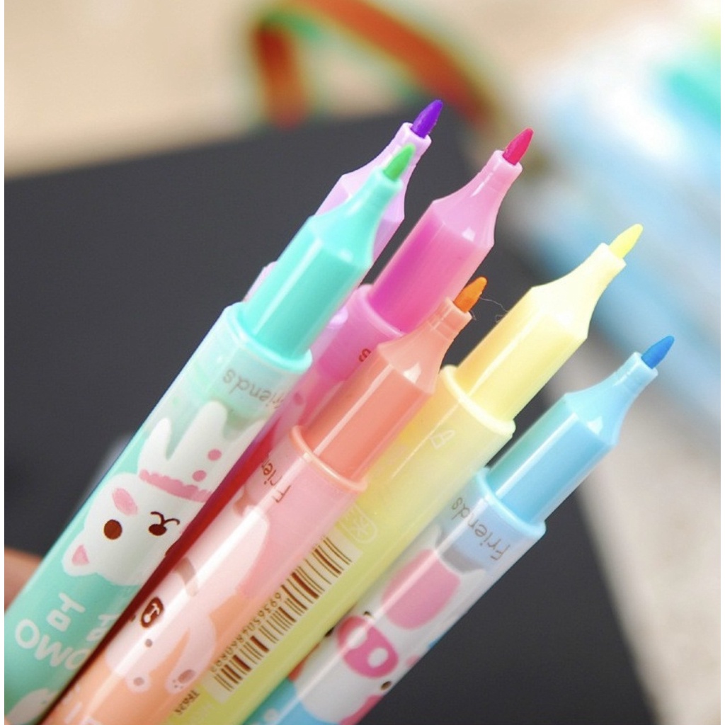 Bút nhớ dòng/ bút dạ quang các mẫu cute