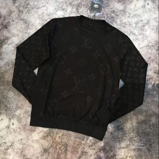 Áo nỉ Lv vân chìm chất dày đẹp