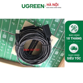 Cáp USB nối dài 15m Ugreen 10323 có chipset khuếch đại cao cấp