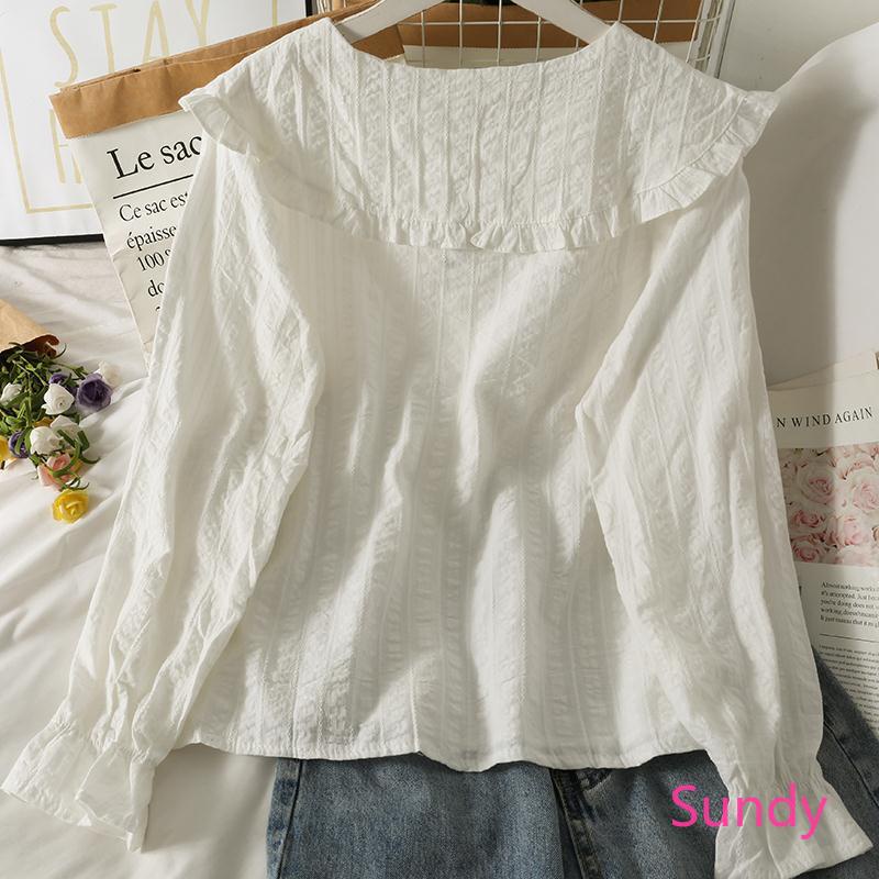 Áo sơ mi dài tay dáng rộng size lớn thời trang dành cho nữ