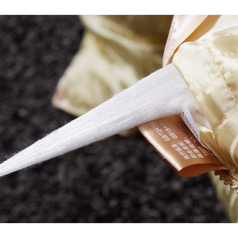 Bán trước✕ↂ♚Hengyuanxiang silk chính hãng chăn 100% lụa dâu tằm dày bông mùa xuân và thu, đông, điều hòa nhiệt độ