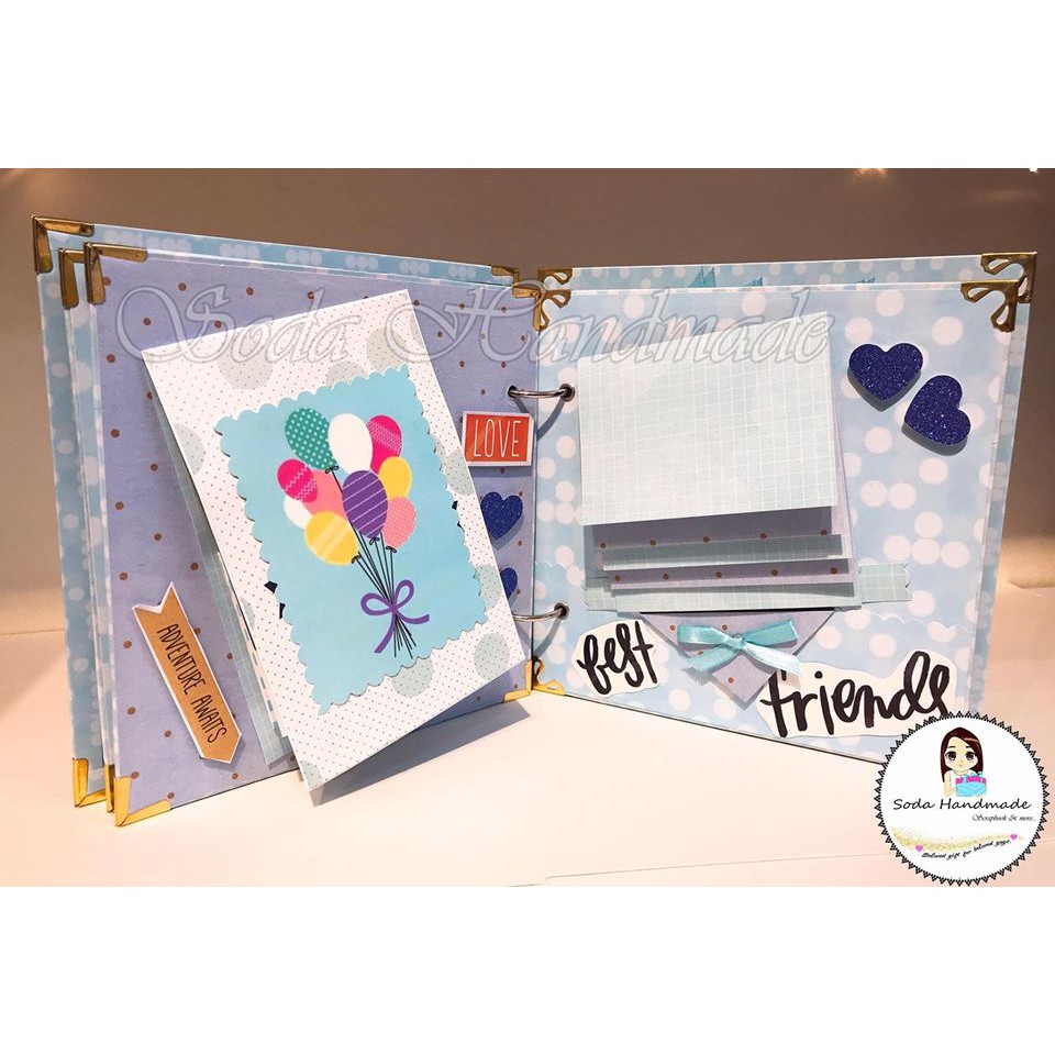 [Album ảnh Handmade] Birthday  Scrapbook - Album Sinh nhật