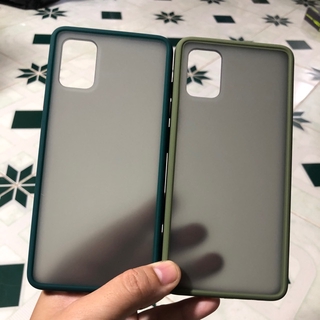 Ốp lưng nhám chống sốc Samsung A51/ Samsung A31 viền màu siêu đẹp