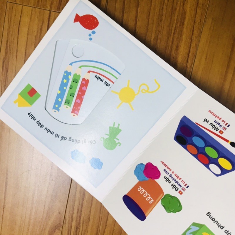 Sách Chuyển Động Thông Minh Đa Ngữ Việt - Anh - Pháp: Đồ Chơi Của Bé | BigBuy360 - bigbuy360.vn