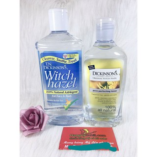 (có bill nhập)NƯỚC HOA HỒNG DICKINSON’S WITCH HAZEL XANH & VÀNG