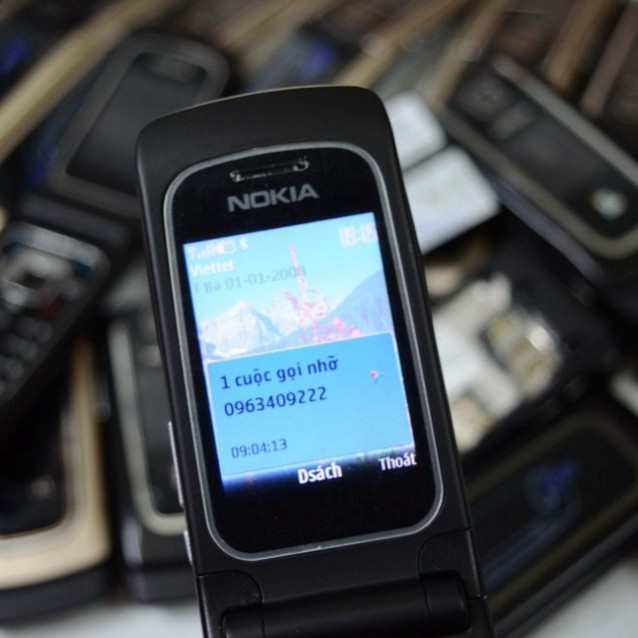 RẺ NHƯ CHO Điện Thoại Nokia 6555 Nắp Gập Chính Hãng Người Già Dùng Tốt RẺ NHƯ CHO