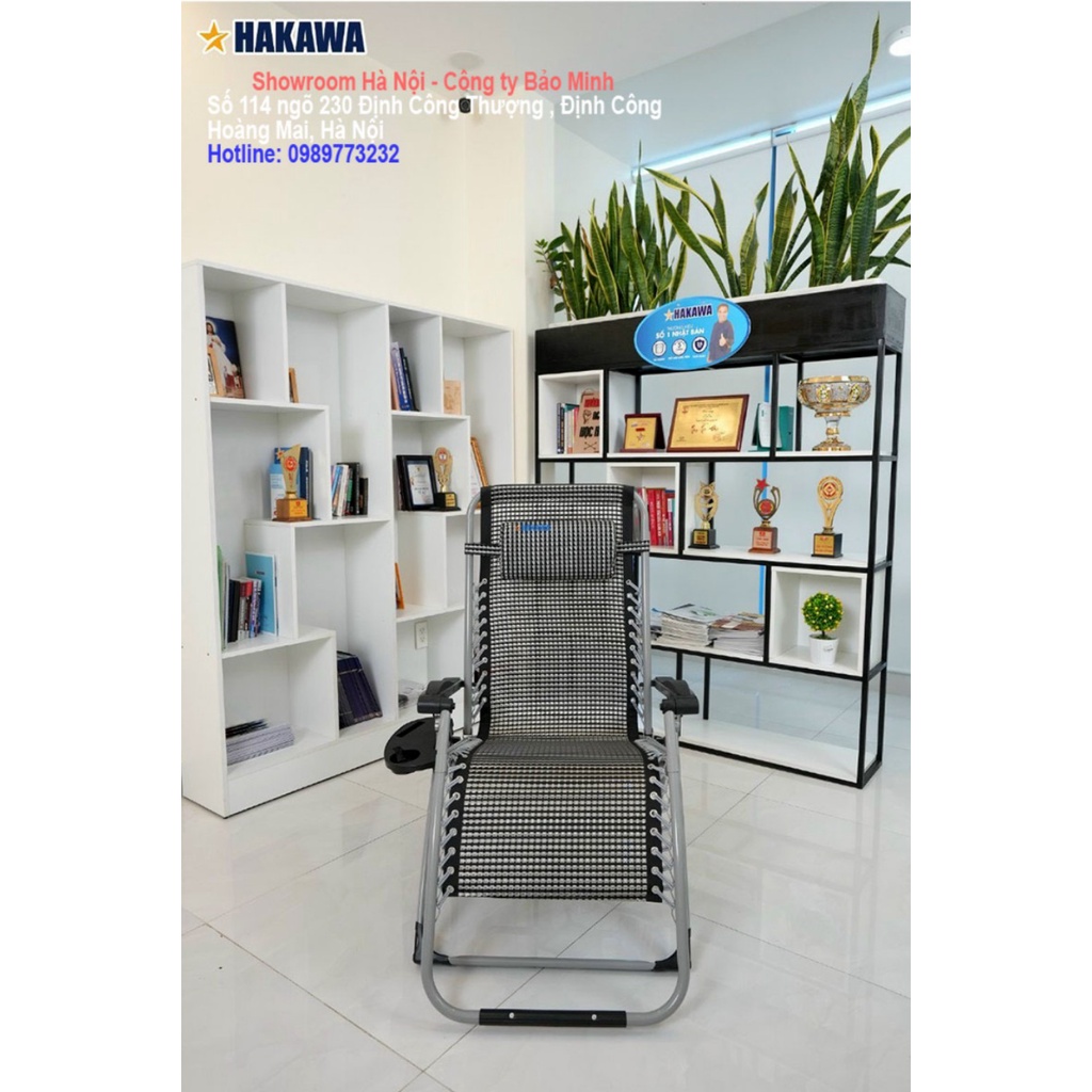 Ghế xếp thư giãn Hakawa G21p có đệm