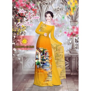 Vải Áo Dài Tằm Ý, Lụa Nhật  DAD611
