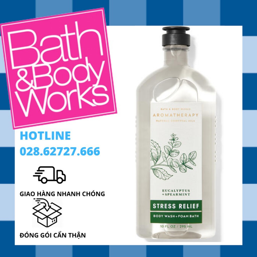 Sữa tắm Bath and Body Works Aromatheraphy Stress Relief Eucalyptus Spearmint | BigBuy360 - bigbuy360.vn