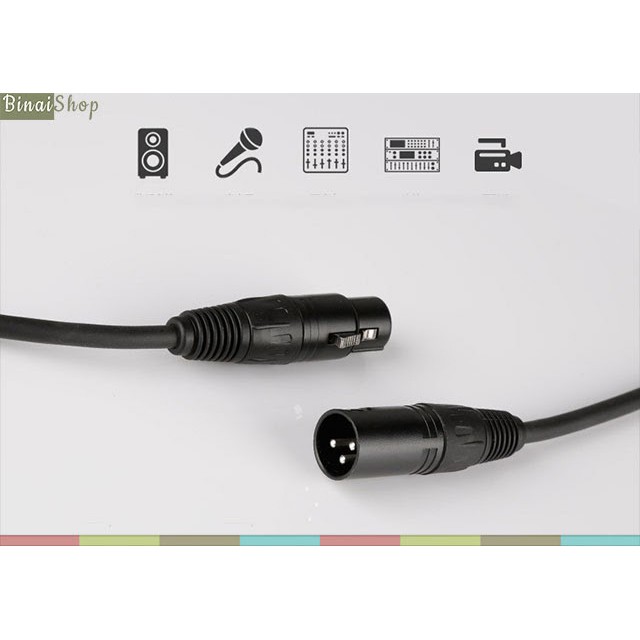 Soundking B07 - Cáp Micro XLR-XLR (3m)