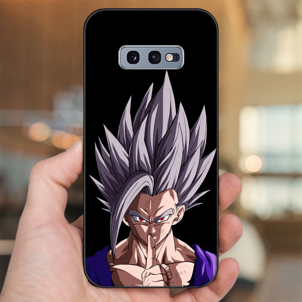 Ốp lưng Samsung S10e viền đen in hình Gohan Dragon Ball