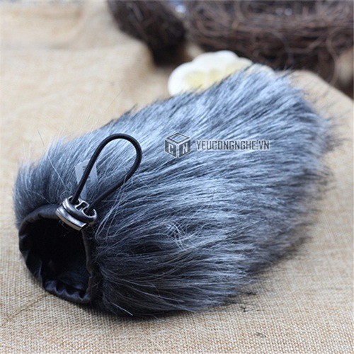 Lọc gió cho mic Rode Videomic Go Microphone Furry wind cover Huanor HN-17 giá rẻ, sẵn hàng tại Hà Nội