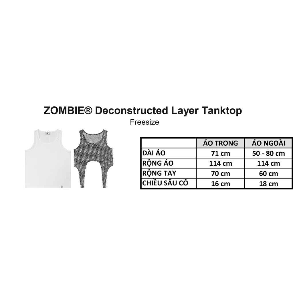 Áo ZOMBIE® Deconstructed Layer Tanktop