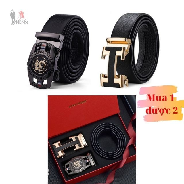 Dây nịt nam thắt lưng nam da thật Cao Cấp