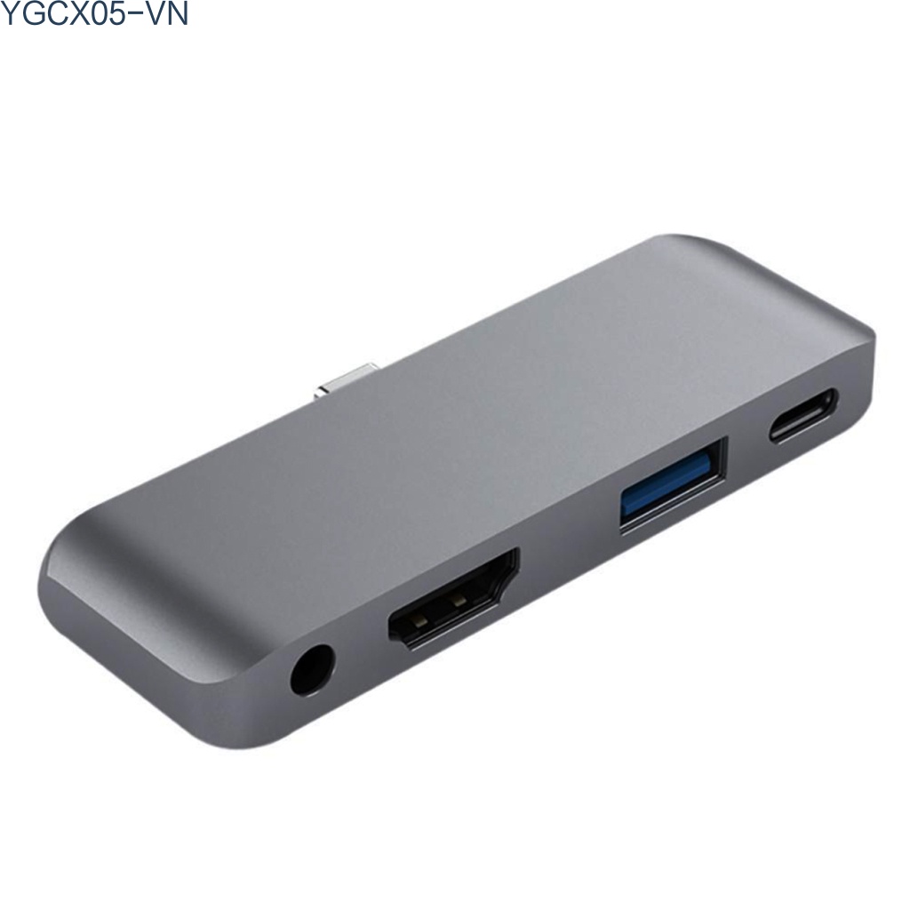 Bộ Hub Chuyển Đổi Usb-C Sang Hdmi + Âm Thanh 3.5mm + Usb + Pd | BigBuy360 - bigbuy360.vn