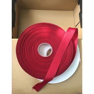 Ruy băng gân đỏ đô Hàn Quốc bản 2cm bán theo mét