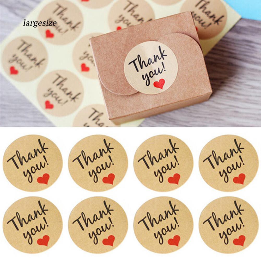 120 Hộp đựng dán chữ Thank You cho đám cưới