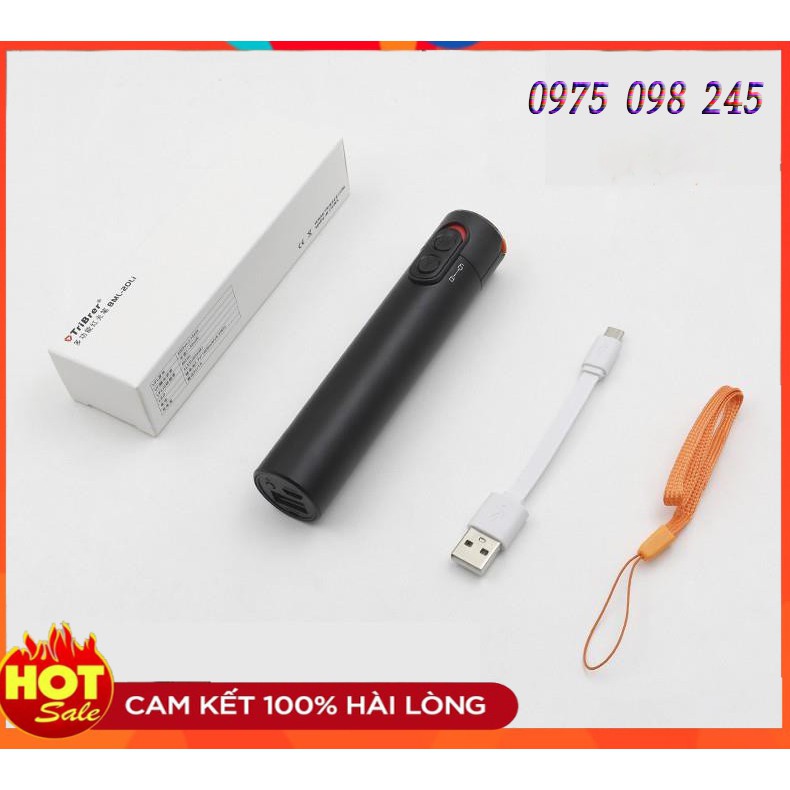 Bút soi quang Tribrer BML-20Li pin sạc 1800mAh 15km siêu sáng có tích hợp đèn LED