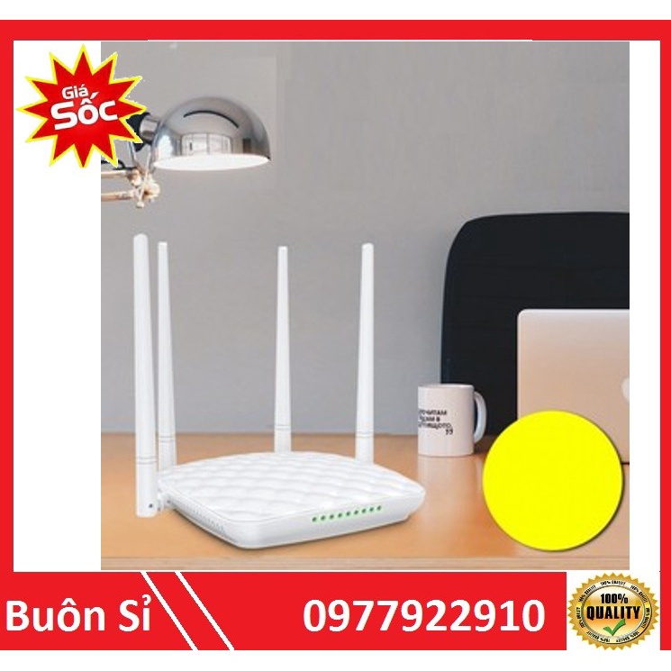 Bộ phát wifi 4 râu Tenda 450Mbps - Sóng cực mạnh, xuyên tường, xuyên tầng, có TIẾNG ANH