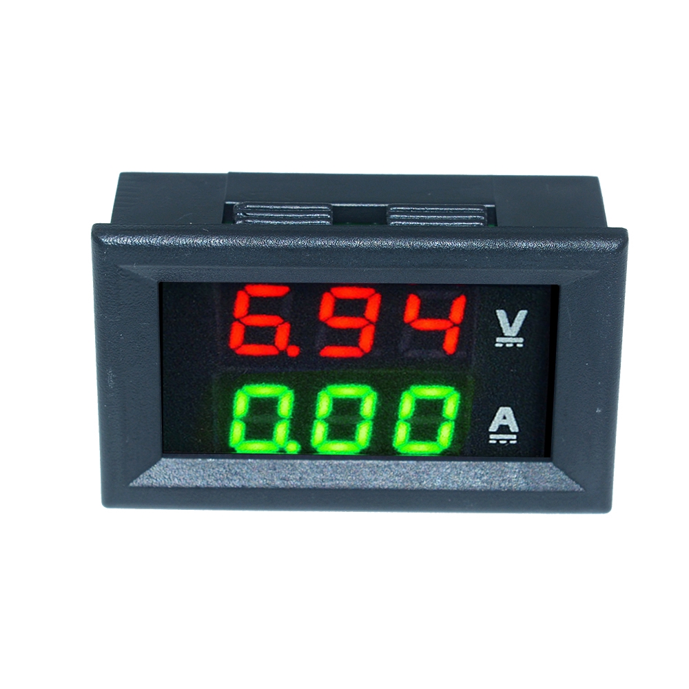 Đồng hồ đo điện áp và cường độ dòng điện DC 100V 10A hai màn hình LED