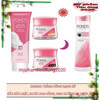 Bộ sản phẩm Pond's Trắng Hồng Rạng Rỡ