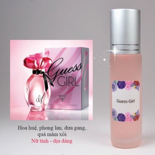 TINH DẦU NƯỚC HOA - GUESS GIRL