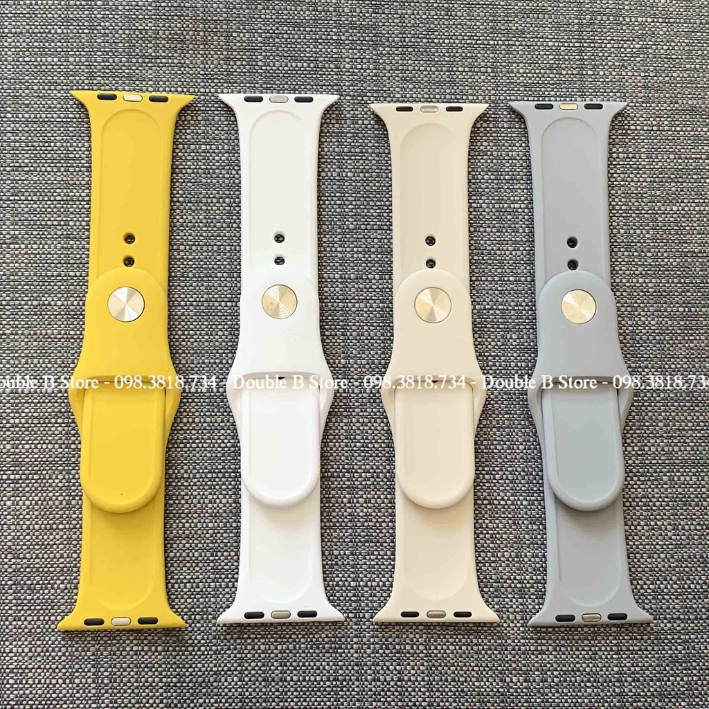 DÂY ĐỒNG HỒ CAO SU APPLE WATCH SPORT BANDS CAO CẤP FULL SIZE 1 2 3 4 5 38mm 40mm 42mm 44mm