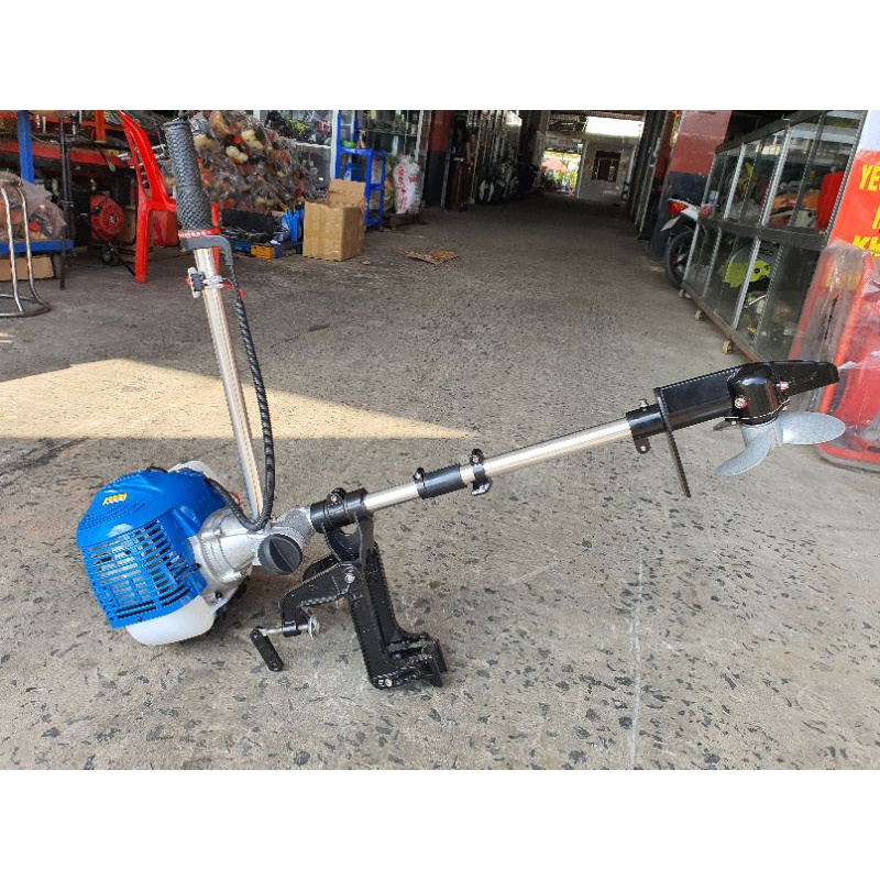 Bộ Máy Chạy Thuyền, Xuồng động cơ Hyundai HTU55 2 thì .Động cơ chạy thuyền hơi xuồng ghe mini