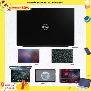 Skin dán Laptop Dell màu Chrome đen mịn bán chạy