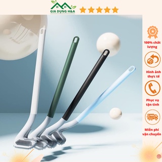 Chổi cọ toilet silicon ,chổi chà rửa nhà vệ sinh bồn cầu treo tường mẫu mới nhất 2021