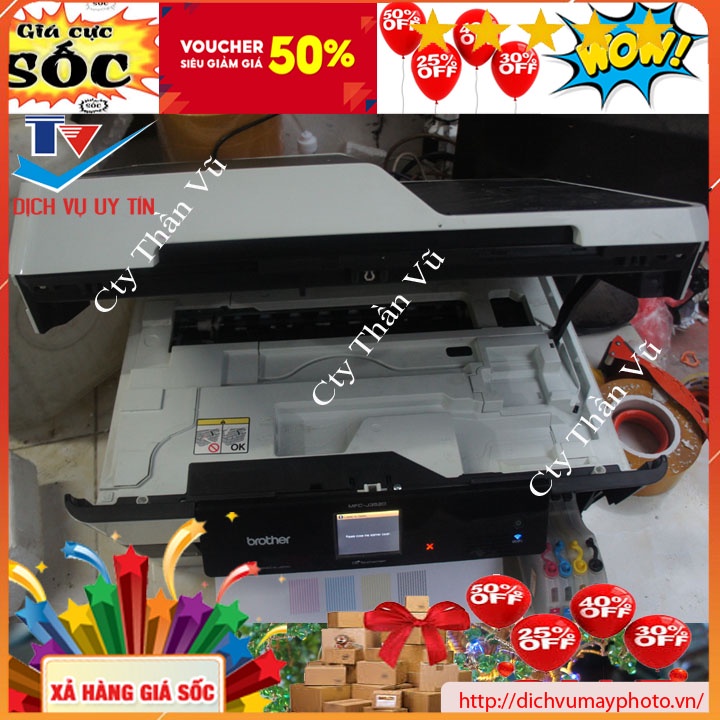 Máy in phun màu cũ A3 đa chức năng Brother MFC J3520 J3720 đầy đủ tính năng in màu in đen trắng photocopy scan