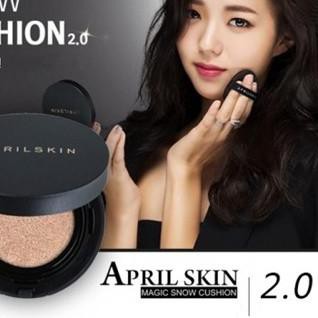 (giảm Giá Sốc) Phấn Nước Đi Tuyết Code-713 April Skin 2.0 Màu Đen