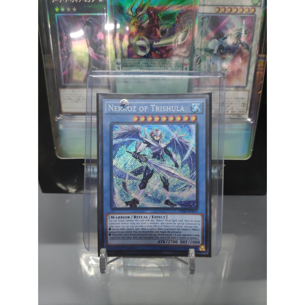 [ Dưa Hấu Yugioh ] Lá bài thẻ bài Nekroz of Trishula – Secret Rare - Tặng bọc bài nhựa bảo quản