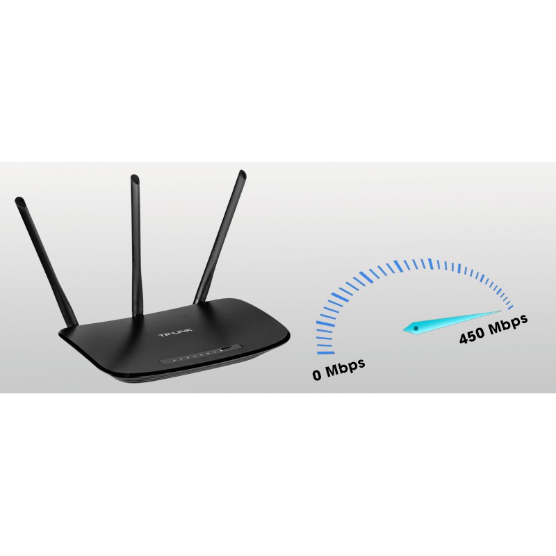 [Mã 267ELSALE hoàn 7% đơn 300K] Router Wi-Fi Chuẩn N Tốc Độ 450Mbps TL-WR940N