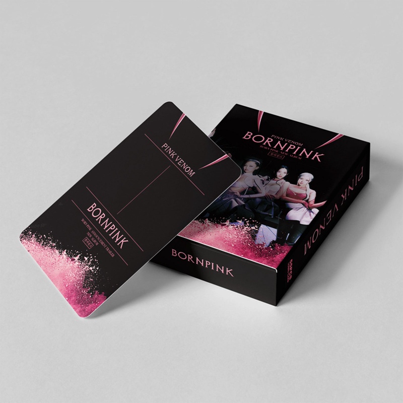 Set 54 Tấm Bưu Thiếp In Hình Nhóm Nhạc BLACKPINK Xinh Xắn