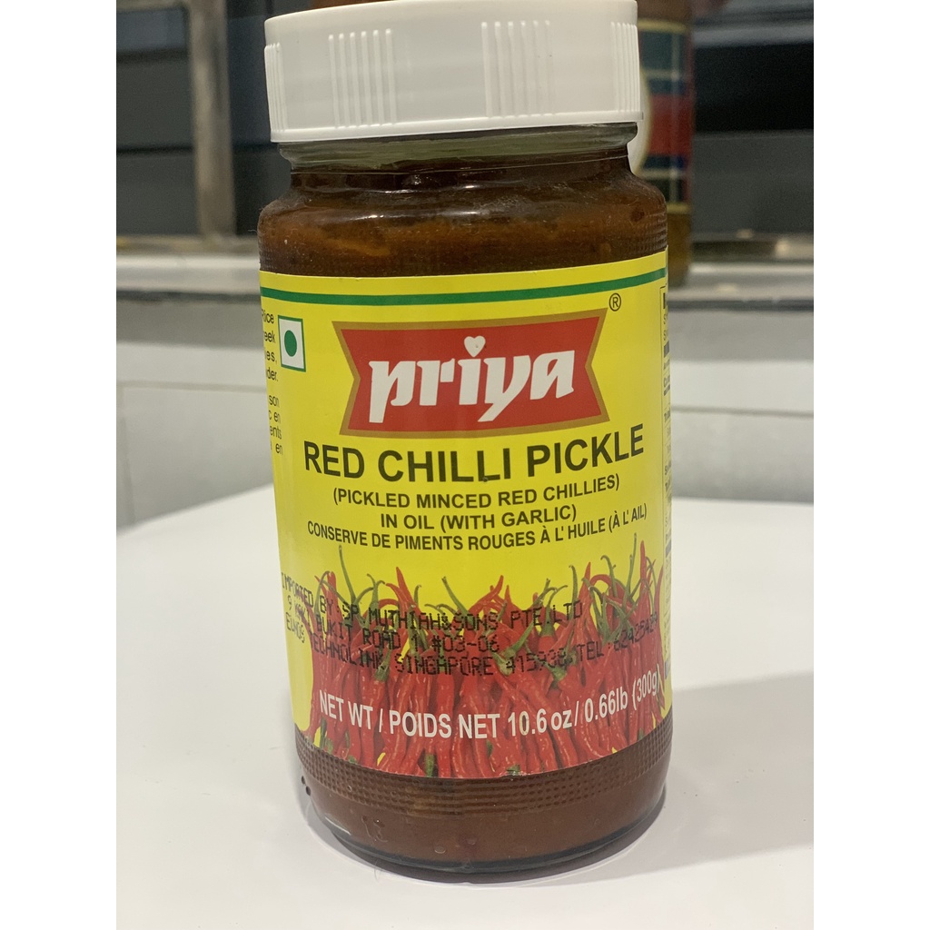 PRIYA Pickle - Đồ ngâm chua Ấn Độ các vị 300g