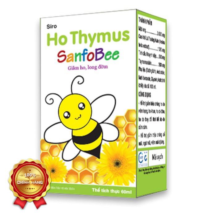 Ho Thymus Sanfobee- Giảm ho, long đờm, sát khuẩn hoàn toàn từ thảo dược | BigBuy360 - bigbuy360.vn