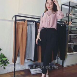 Quần Baggy Đai Lệch 2 khuy