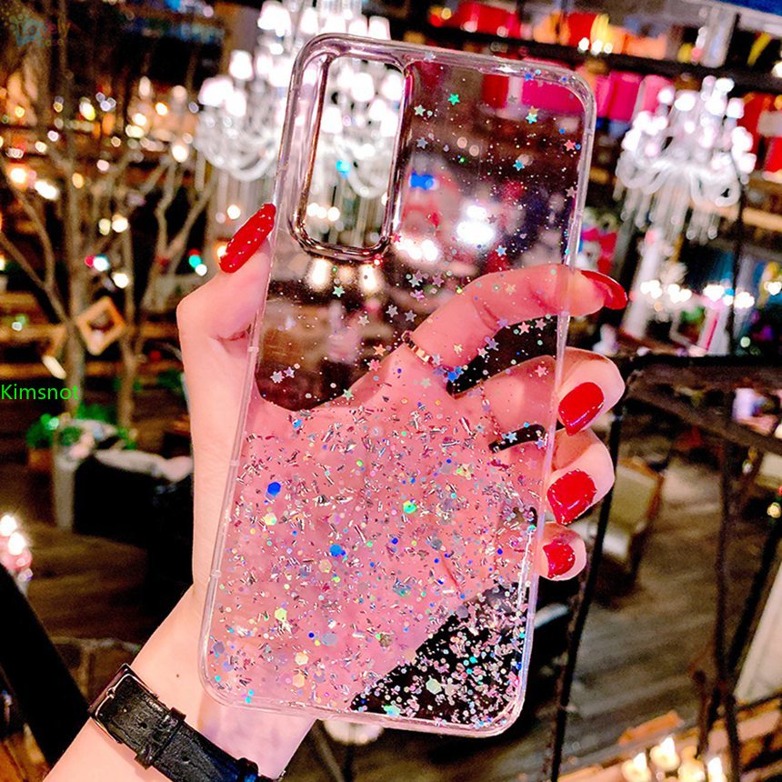 Glitter Starry Sky Series Case OPPO A52 A92 A92s A31 2020 A9 A5 2020 F15 Reno 3 A1K F11 Pro A5s A3s Jelly Meteor Transparent Soft case