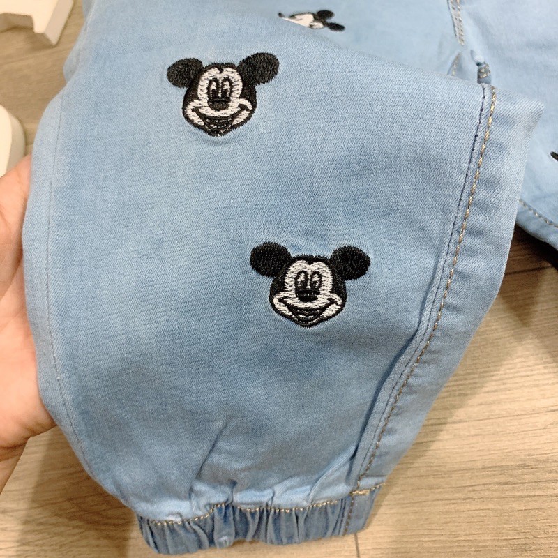 Quần Bò Cho Bé Chất Vải Jean Co Giãn Cao Cấp Sz 10-25kg